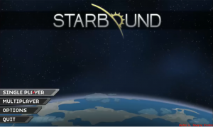 Starbound game menu