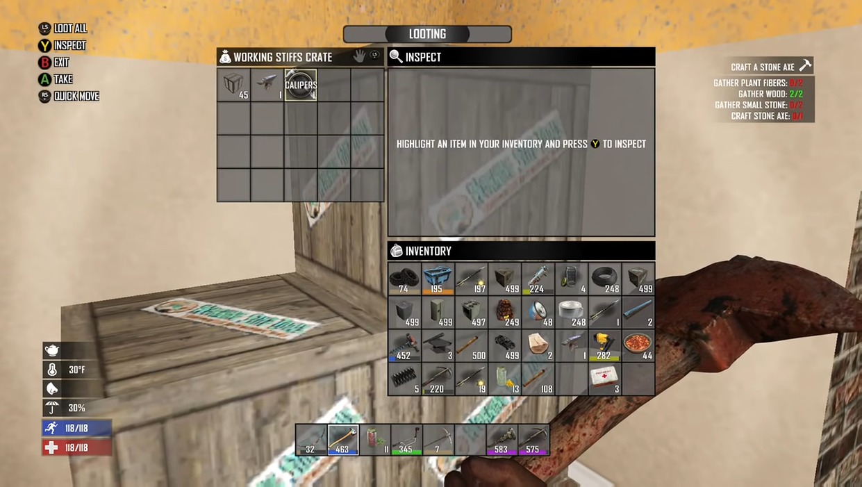 7 Days to Die calipers