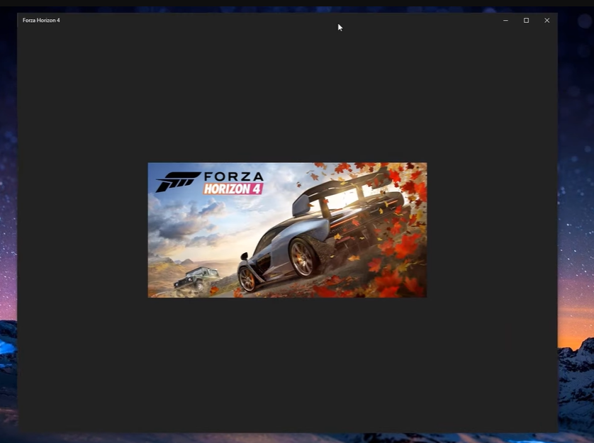 Forza Horizon 4 sign in