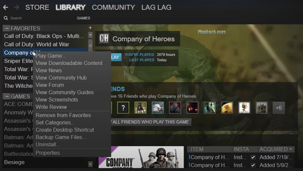Company of Heroes 2 Unable to Connect to Relic Servers