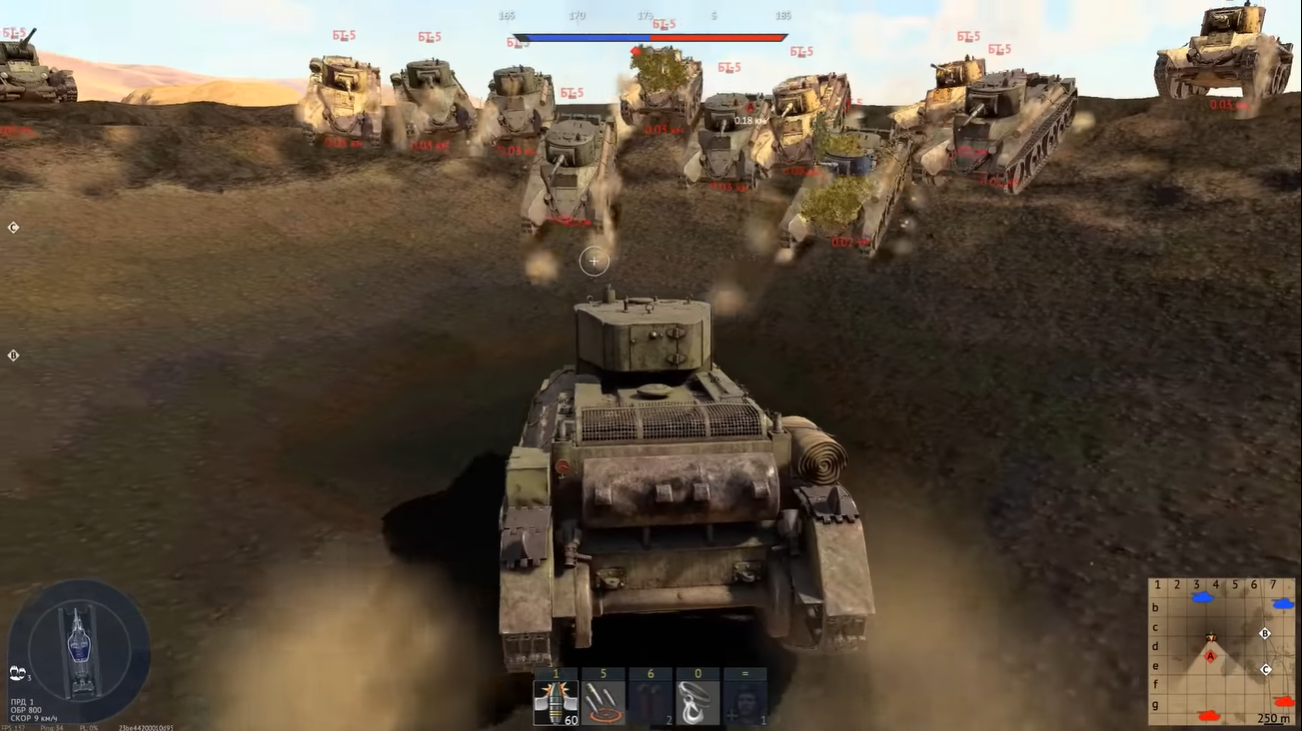 tanks on War Thunder