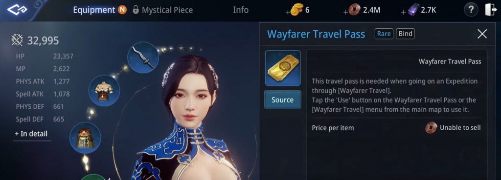 Purchasing a wayferrer travels pass to tranfer to a different region