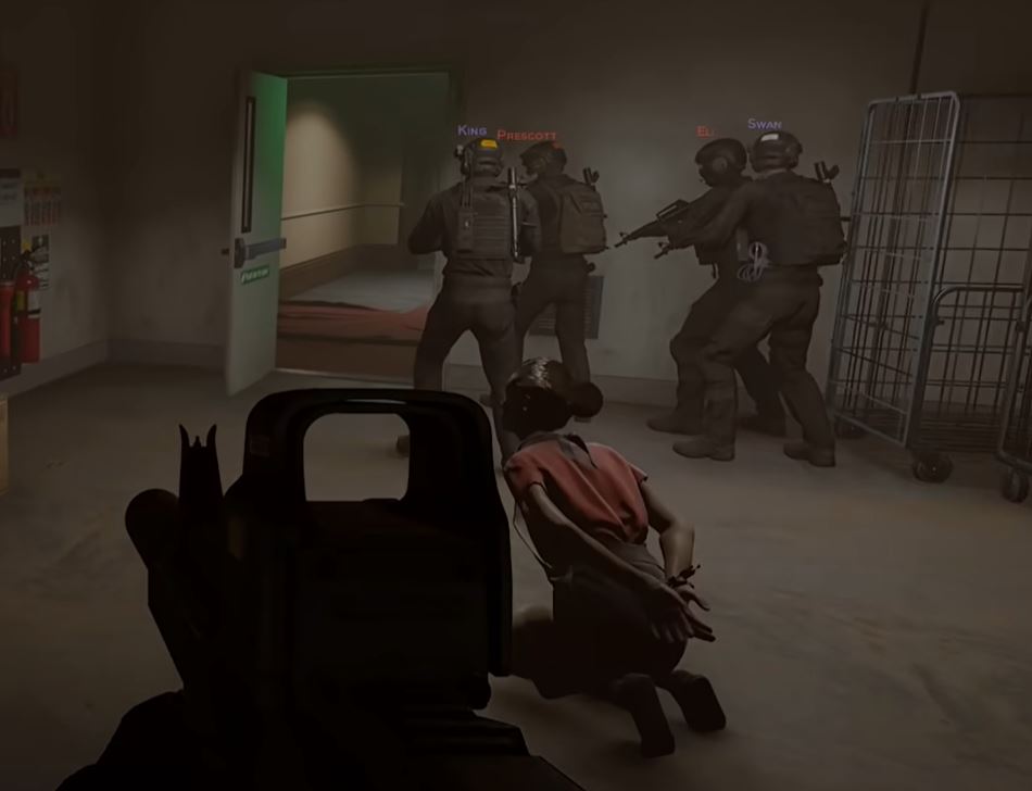 Civilian found in ready or not gameplay