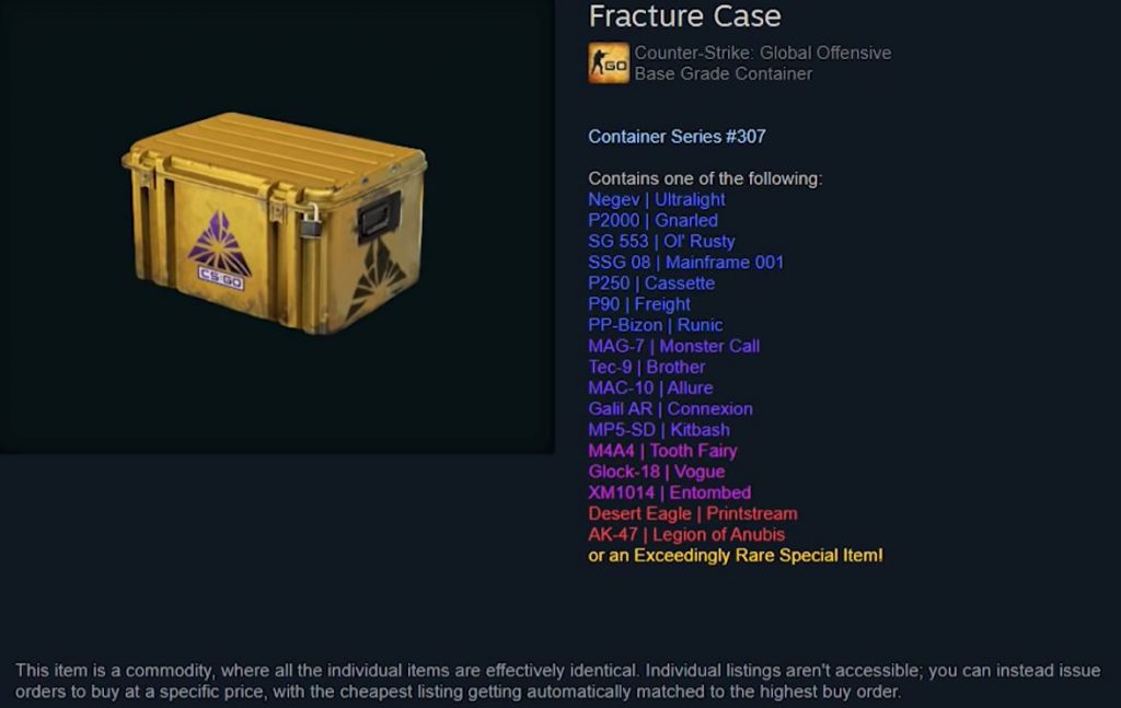 Fracture cases being dropped randomly