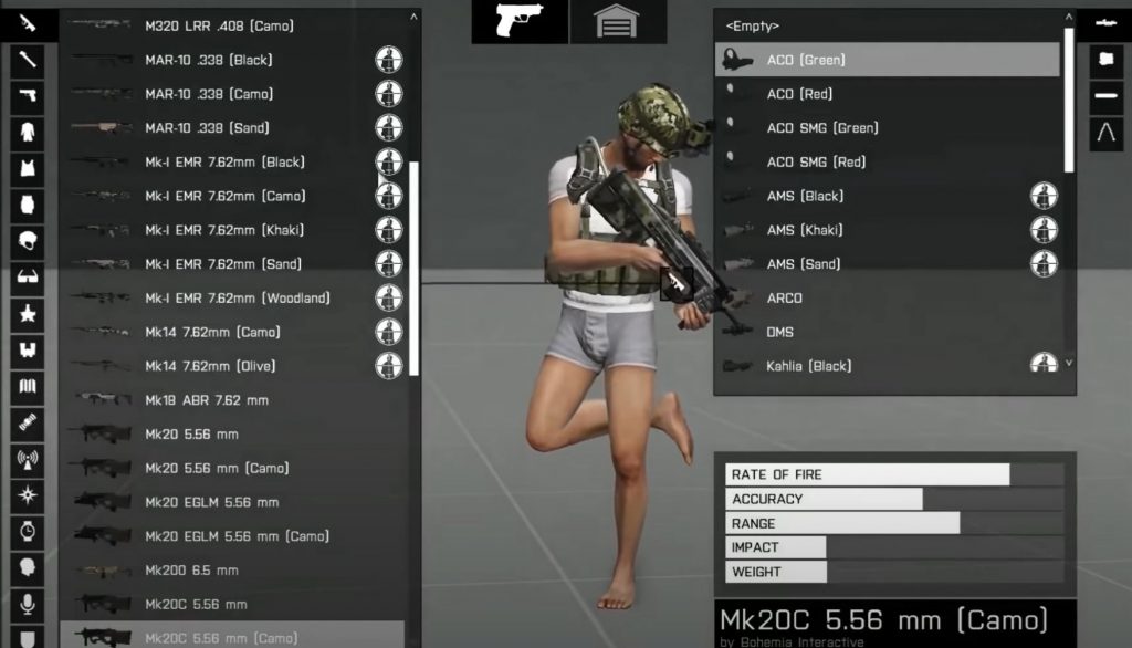 changed the characters outfit upon mod customization