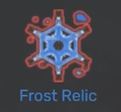 Frost relic red item