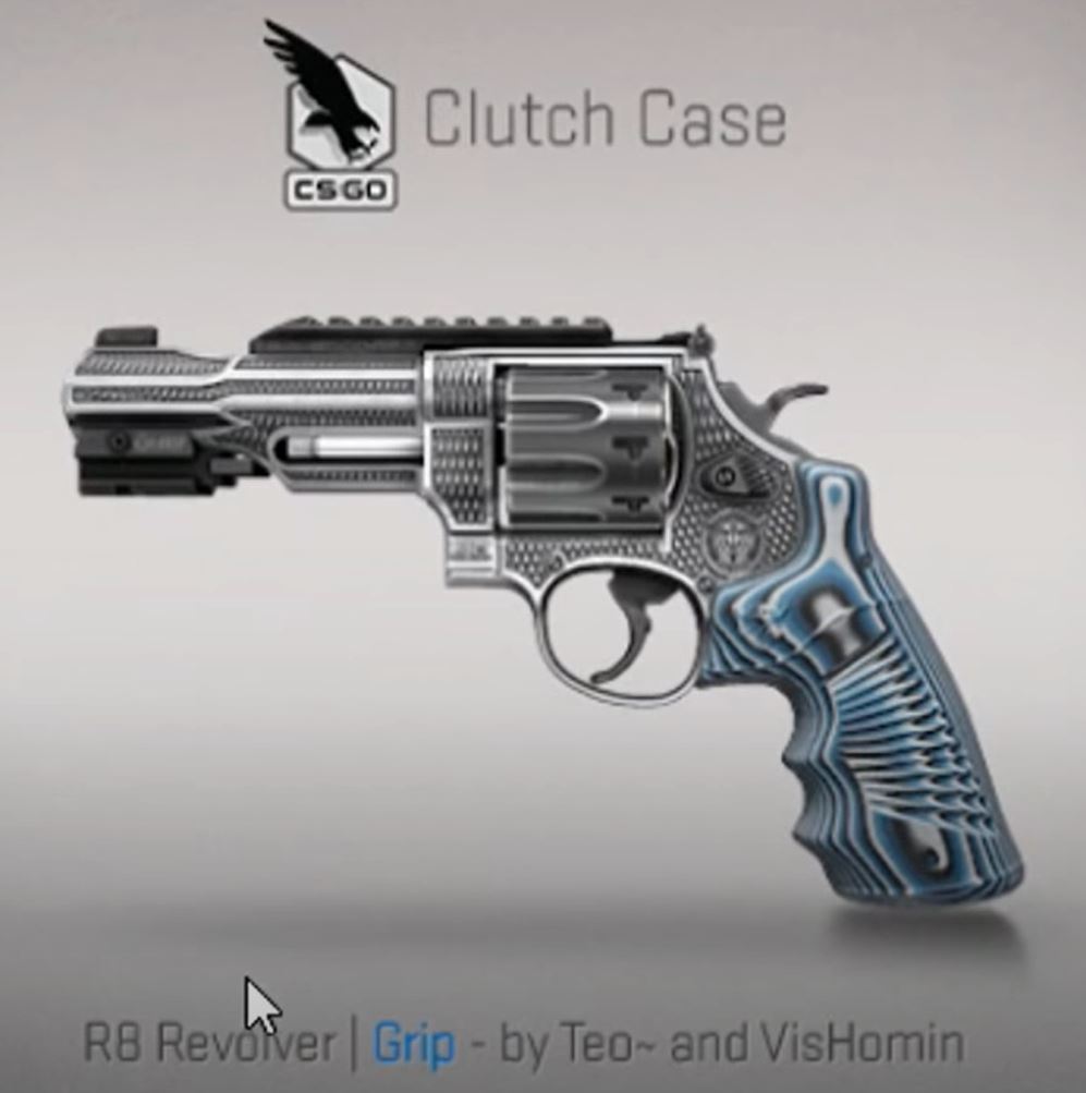 You can get an R8 Revolver in a clutch case