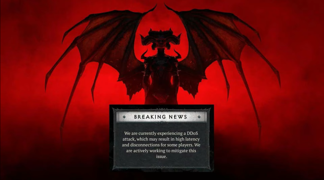 Diablo 4 Suffers Extended DDOS Attack