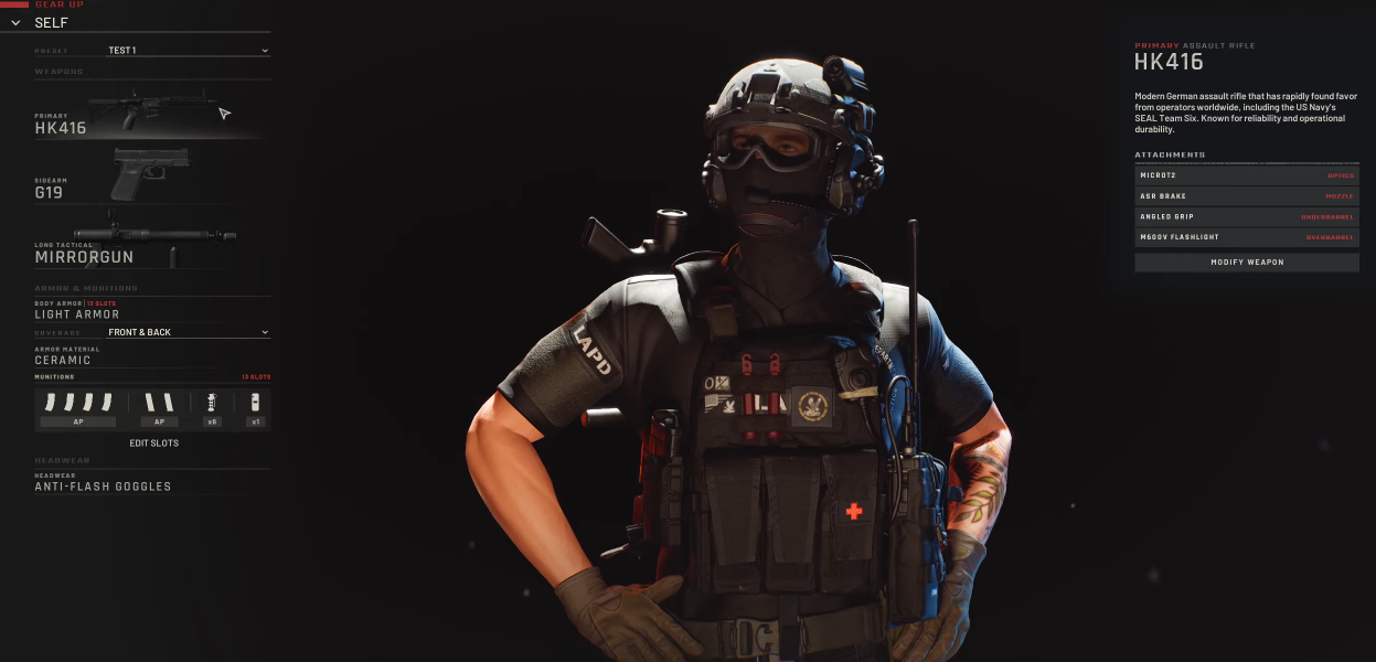 ready or not loadout