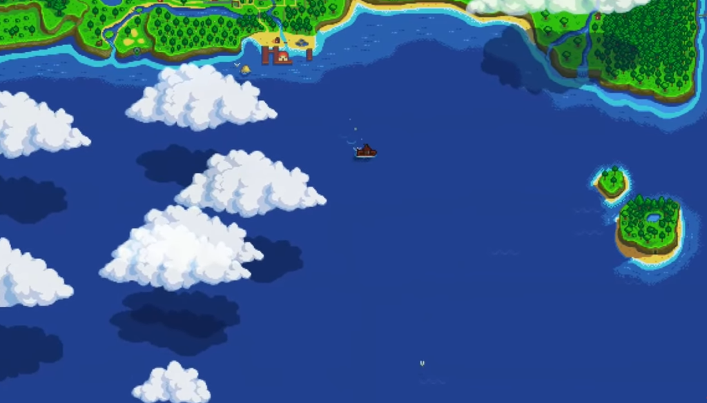 sailing to ginger island stardew valley