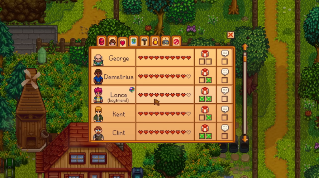 Lance Heart Level Stardew Valley Expanded