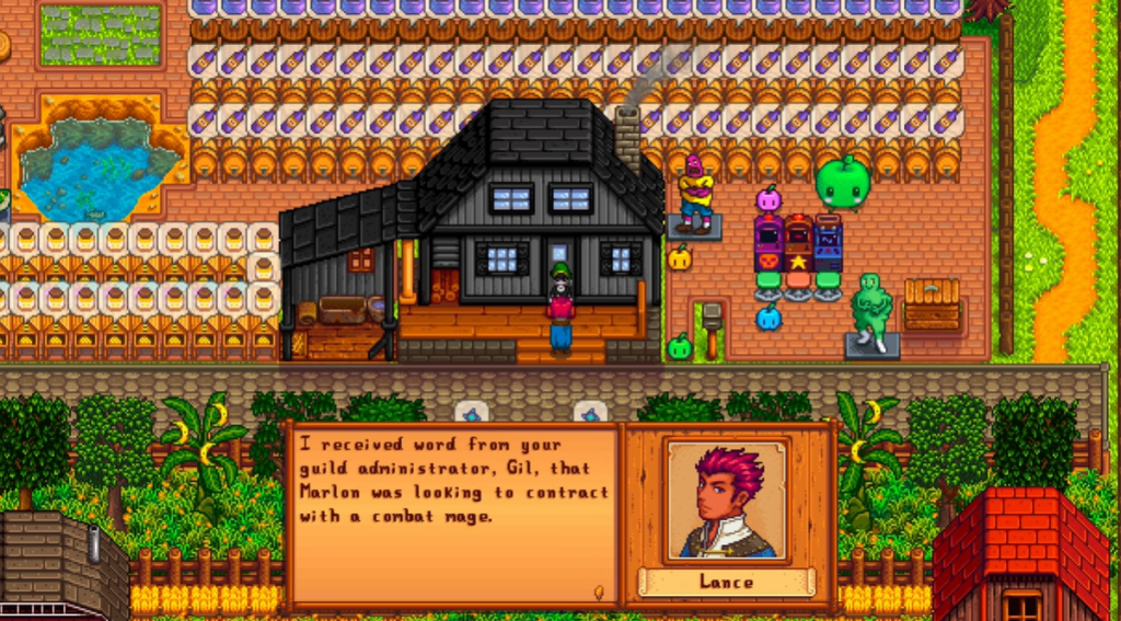 Lance Visits the Farm Stardew Valley Expanded