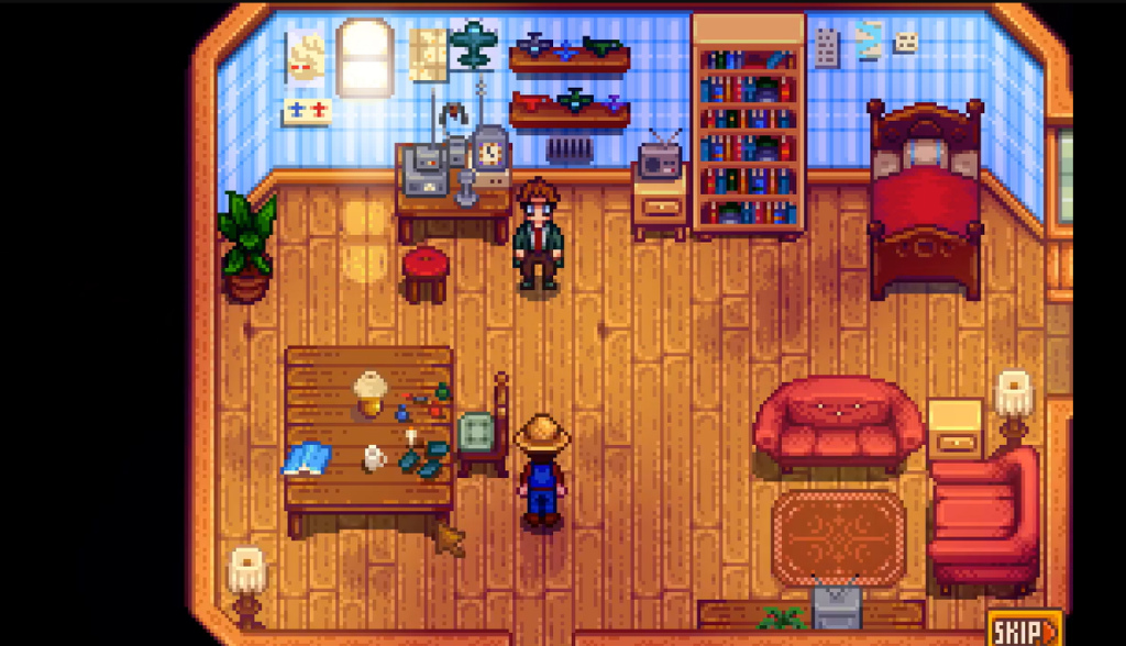 Stardew Valley - Harvey at home