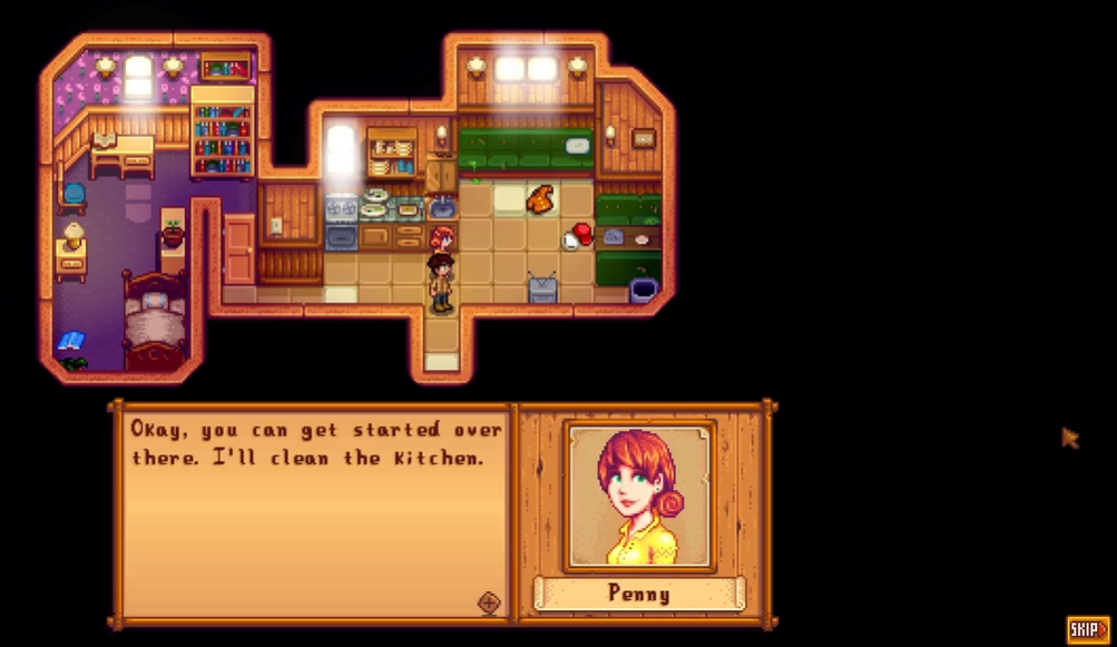 Stardew Valley - Penny's home