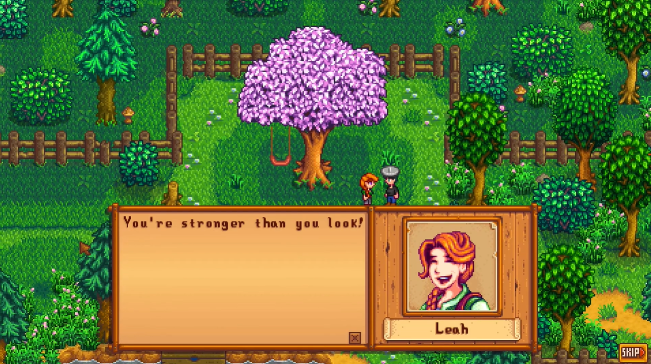 Stardew Valley - date with Leah