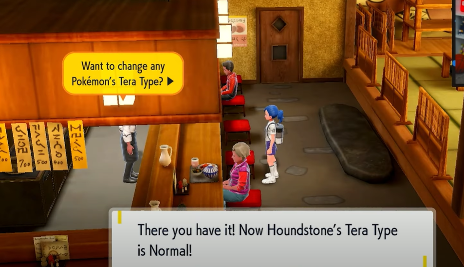 Change Tera Type Pokemon