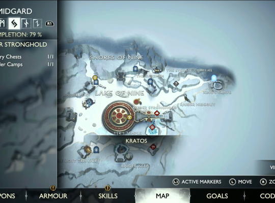 God of War Ragnarok map