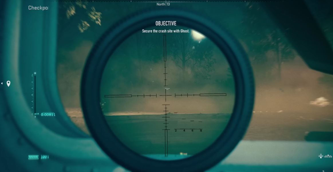MW2 sniper scope
