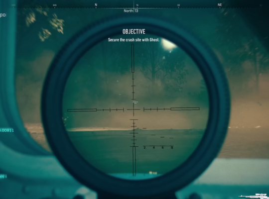 MW2 sniper scope