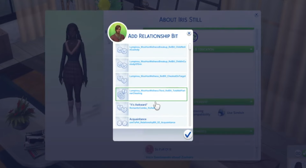 Relationship Cheat Sims 4