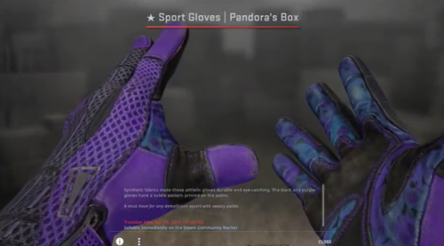 CSGO The Sport Gloves - Pandora's Box