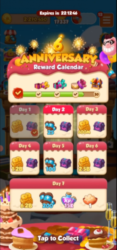 Coin Master Reward Calendar