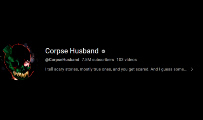 Corpse Husband channel