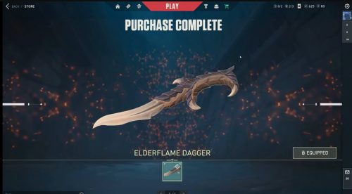 Elder Flame Dagger