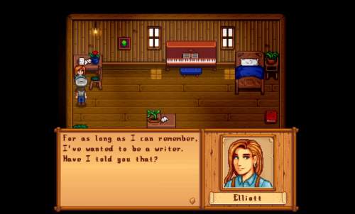 Elliot wanted to be a writer