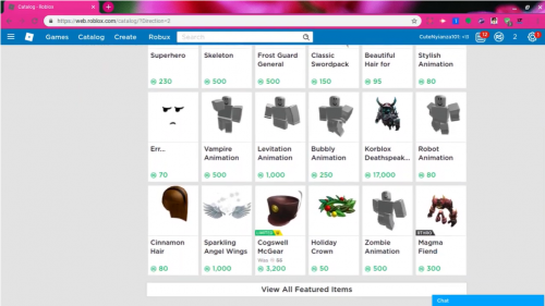 Favorite Clothes on Roblox 2020