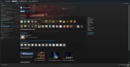 GMOD on Steam Library