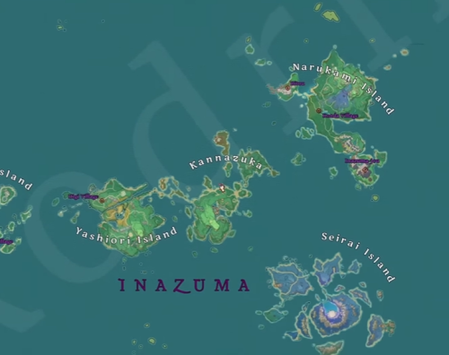 Genshin Impact's Map
