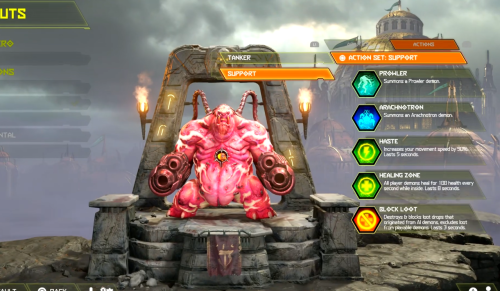 Doom Eternal Battlemode - character selection
