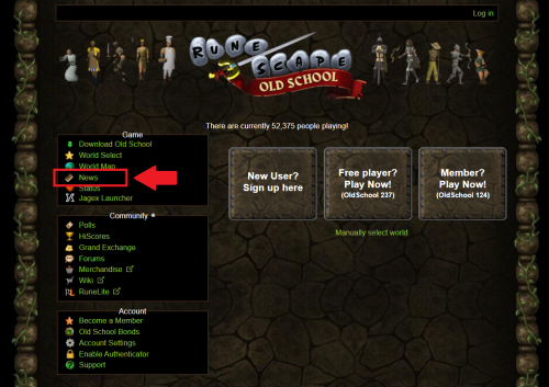 OSRS official site