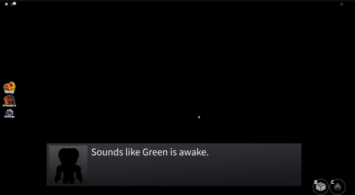 Roblox green is awake