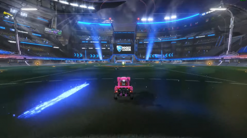 Rocket League in game