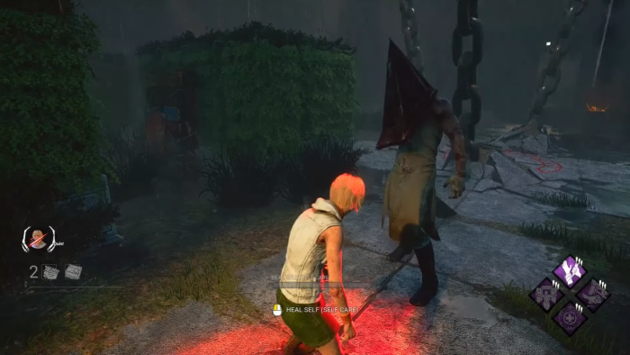Silent Hill 2 encounter with Pyramid Head