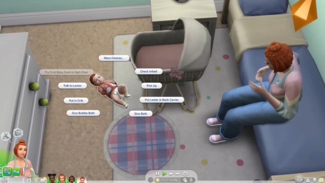 Sims 4 learning infant's traits