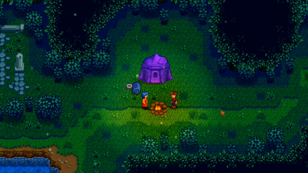 Stardew Valley - Emily camping