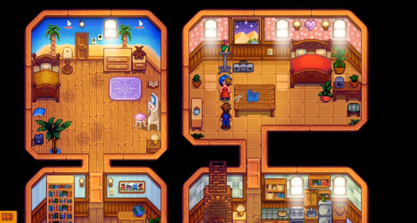 Stardew Valley - Emily doing crafts at home