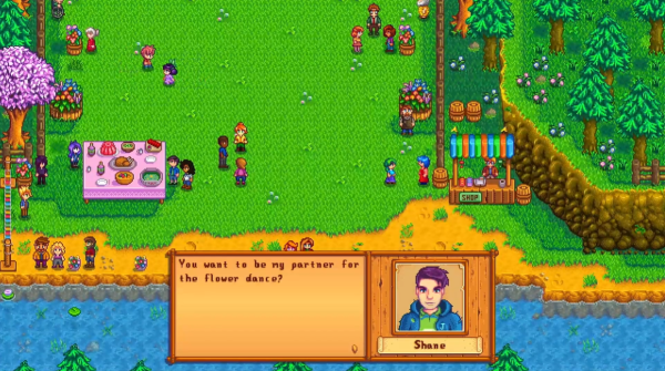 Stardew Valley - asking someone for the dance