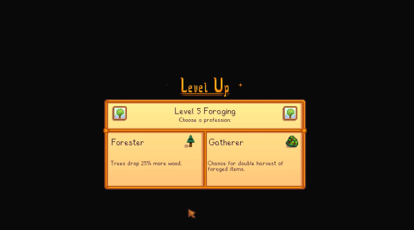 Stardew Valley - forester or gatherer
