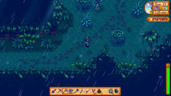 Stardew Valley - walking in the forest