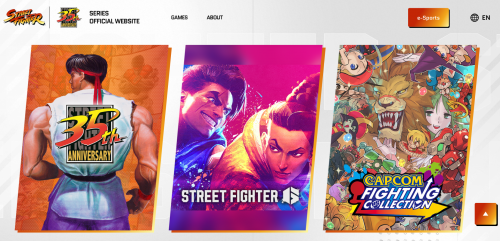Street Fighter Official Website