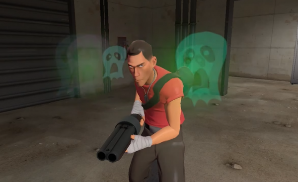 TF2 haunted ghost effect