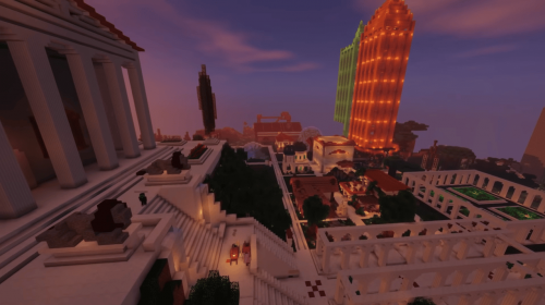 buildings in Minecraft