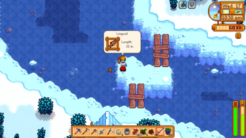 catching lingcod fish stardew valley