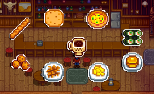 cooking recipes in stardew valley