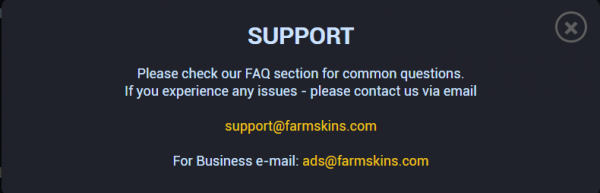 farmskins support