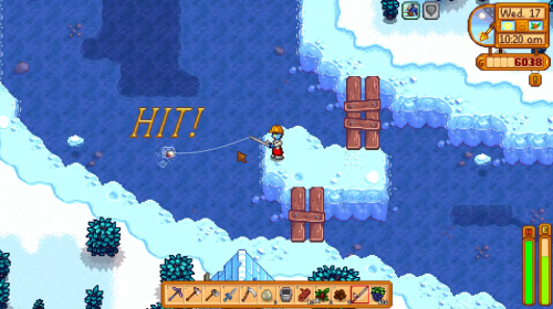 fishing in the river in summer stardew valley